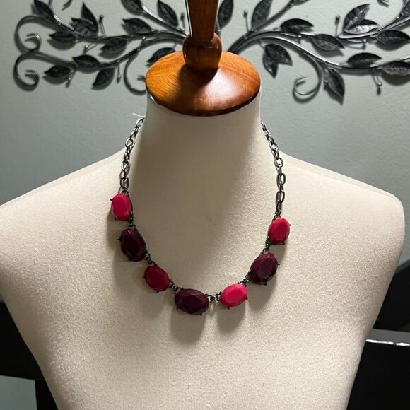 Premier Designs Pink and Purple Statement Necklace #PDNK2 - Picture 5 of 5